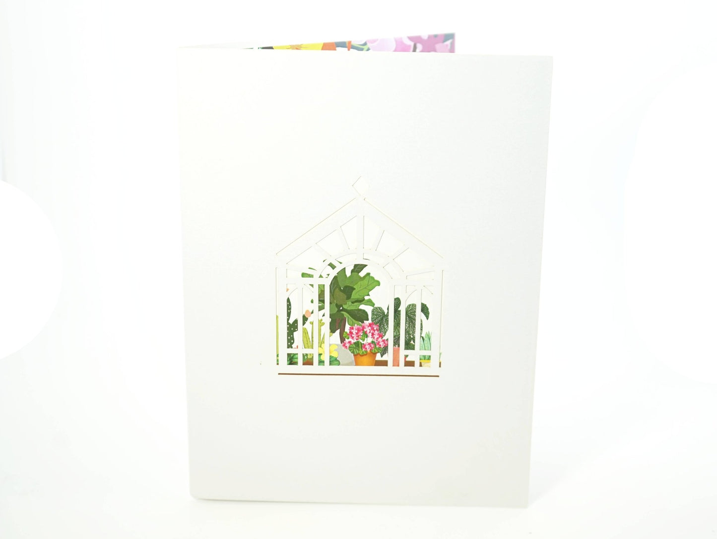 Green house Pop Up Card - Heart & Home Flowers