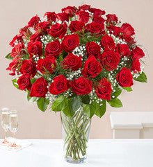 Ultimate Elegance Long Stem Red Roses - Heart & Home Flowers