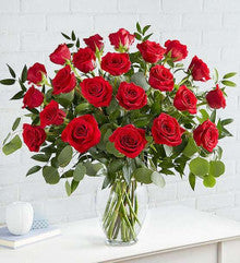 24 Long Stem Red Roses