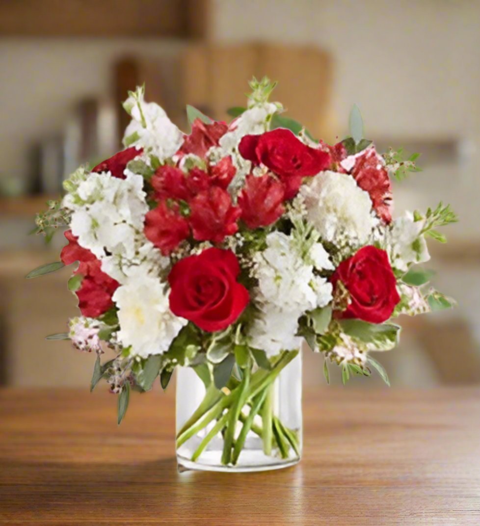 Crimson Rose - Heart & Home Flowers