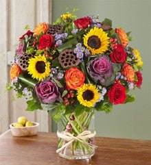 Garden Of Grandeur For Fall - Heart & Home Flowers