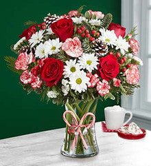 Peppermint Candy Bouquet - Heart & Home Flowers