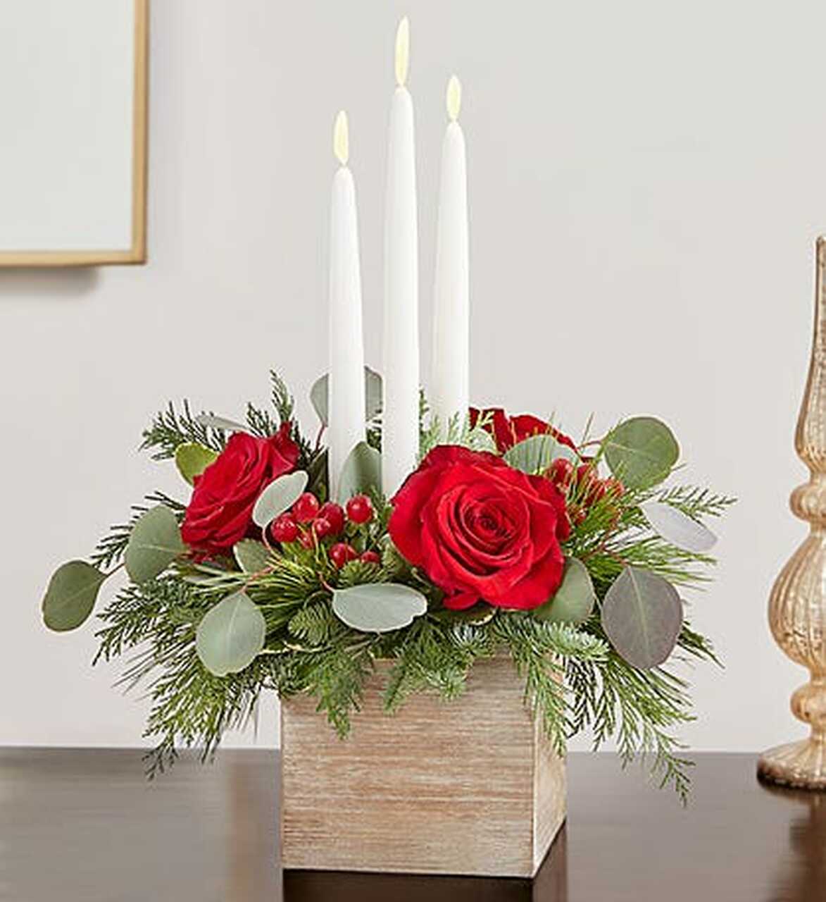 Rustic Woodland Centerpiece - Heart & Home Flowers