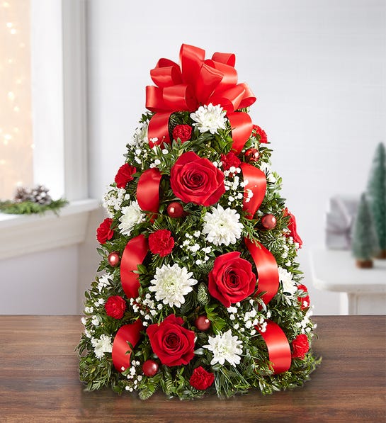 Holiday Flower Tree - Heart & Home Flowers