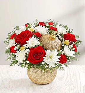 Sparkling Holiday - Heart & Home Flowers