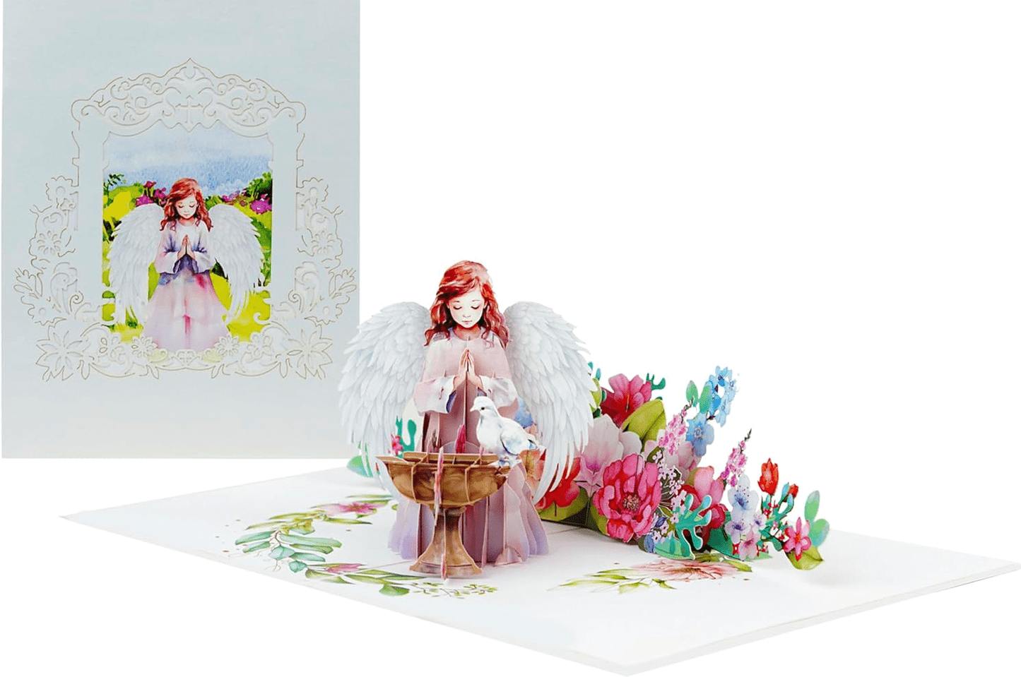 Angel pop up card Card - Heart & Home Flowers