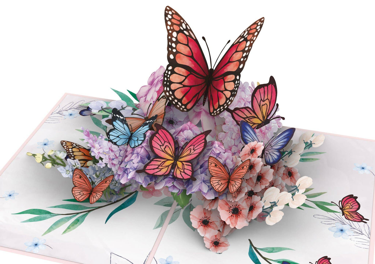 Butterfly Garden Pop - Up Card Pop - Up Card - Heart & Home Flowers