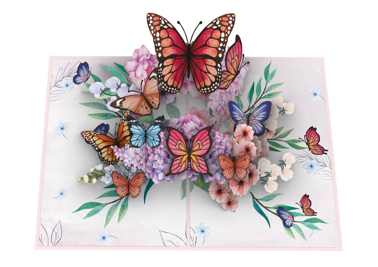 Butterfly Garden Pop - Up Card Pop - Up Card - Heart & Home Flowers