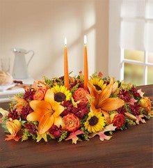 Fields of Europe for Fall Centerpiece - Heart & Home Flowers