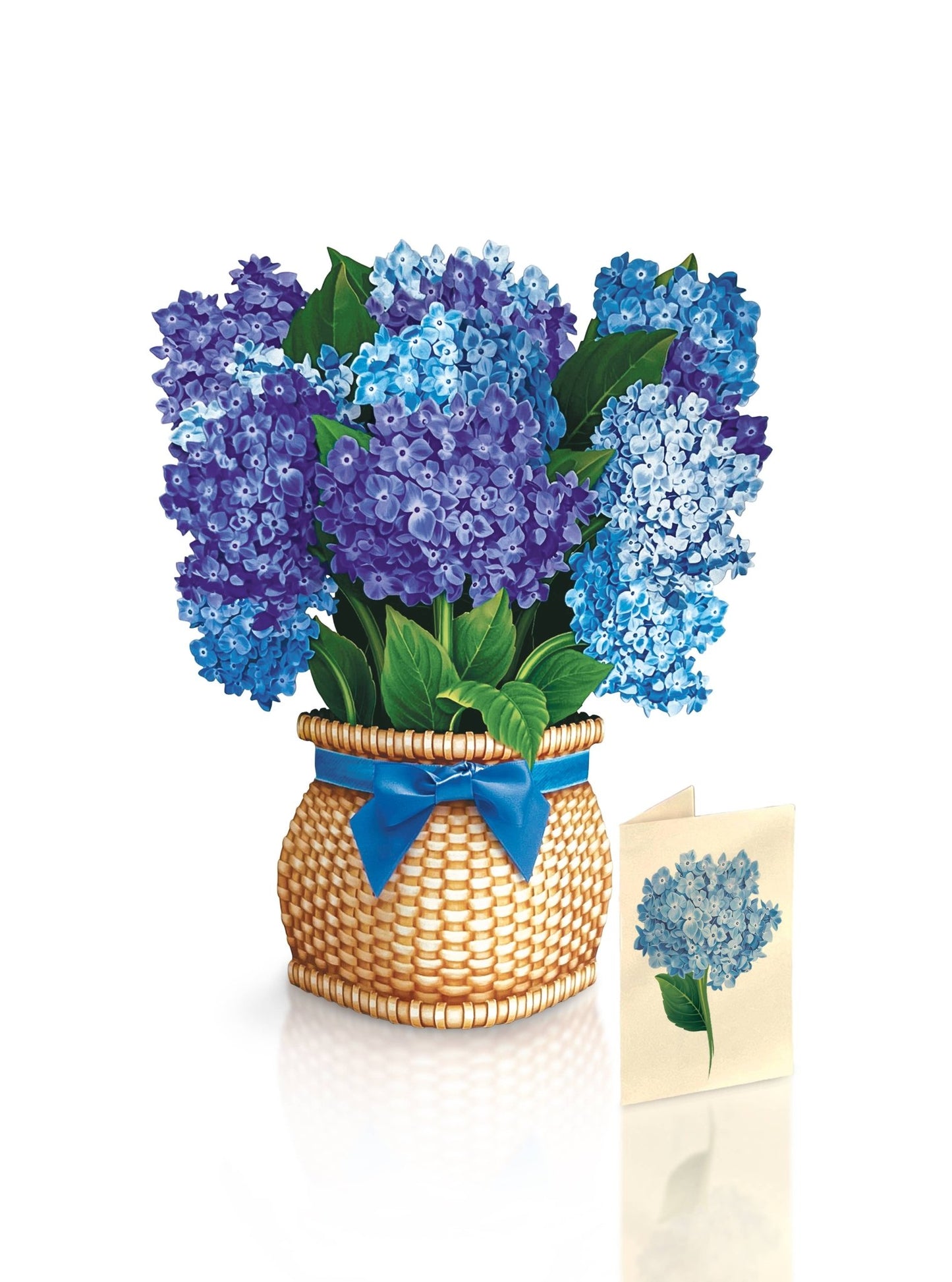 Nantucket Hydrangeas Pop Up Card - Heart & Home Flowers