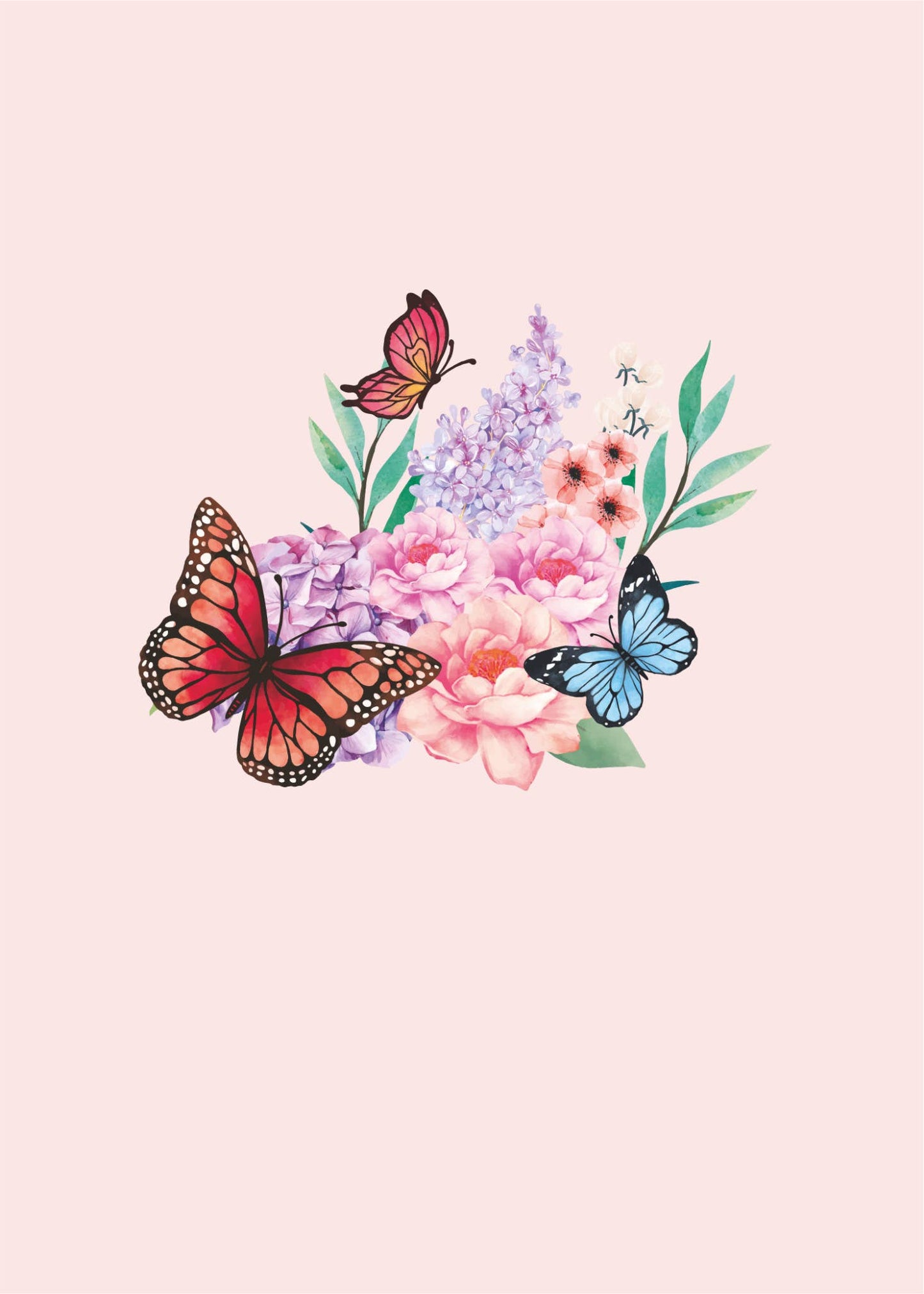 Butterfly Garden Pop - Up Card Pop - Up Card - Heart & Home Flowers