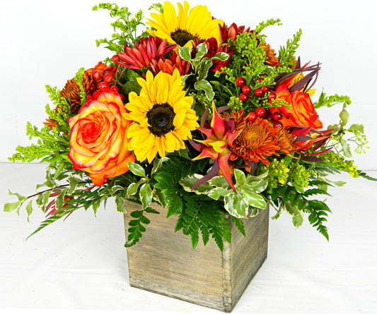 Country Harvest  Bouquet by Heart and Home Flowers