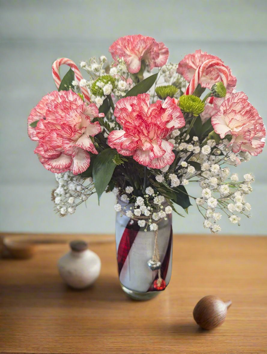 Candy Cane Flowers - Heart & Home Flowers