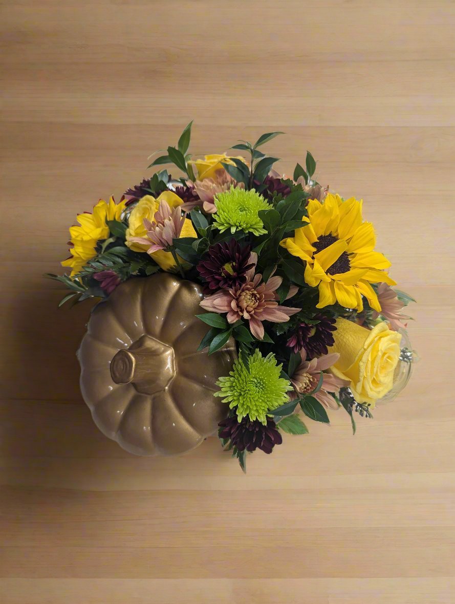 My Golden Pumpkin - Heart & Home Flowers