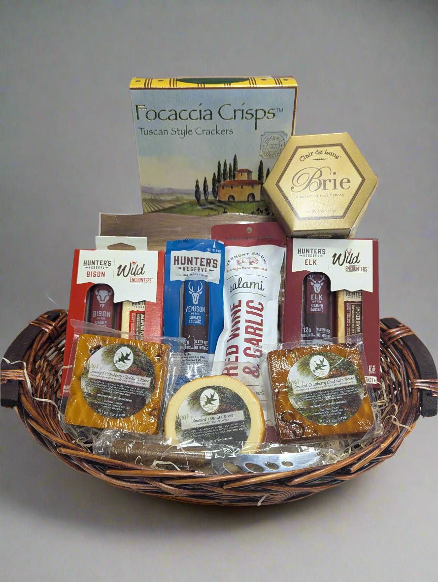 Exotic Charcuterie Basket - Heart & Home Flowers