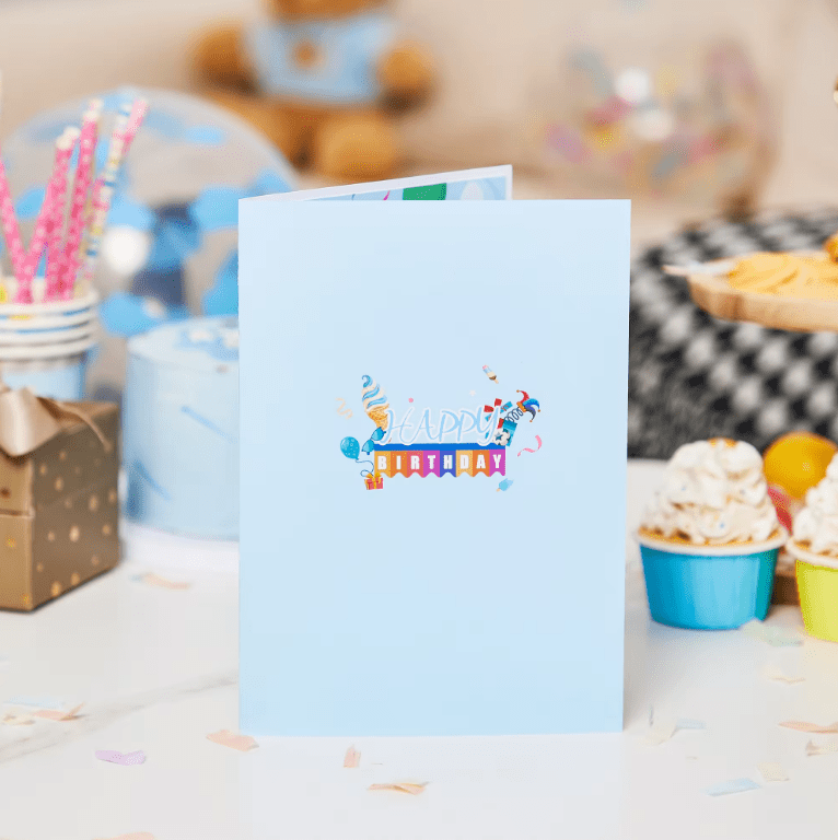 Happy Birthday Ice Cream Truck Pop - up Card - Heart & Home Flowers