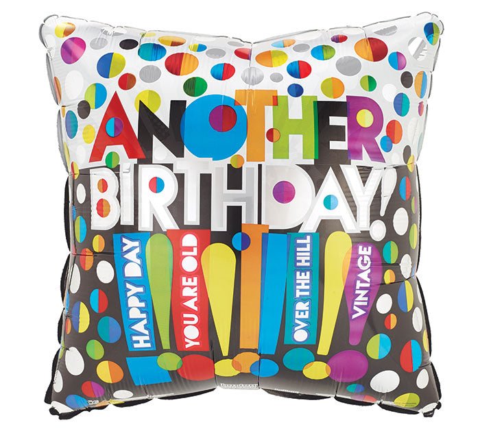 17"PANOTHER BIRTHDAY SQUARE BALLOON - Heart & Home Flowers