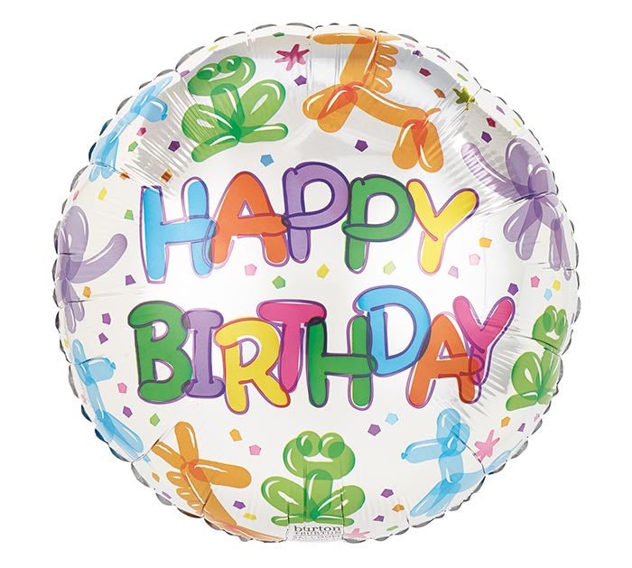17" BALLOON ANIMALS BIRTHDAY - Heart & Home Flowers