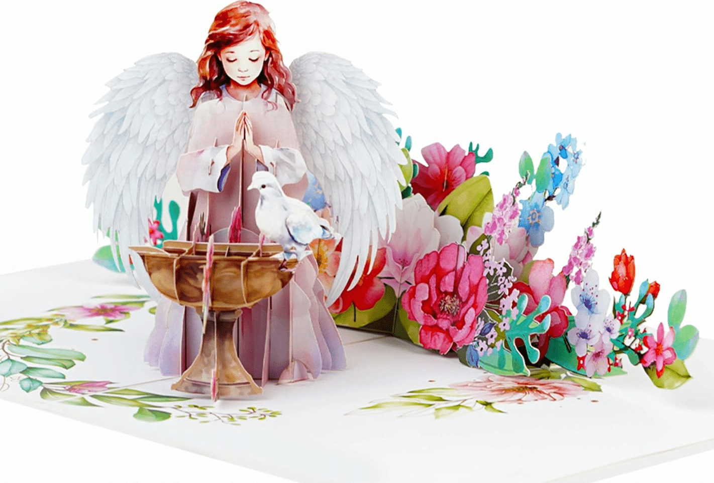 Angel pop up card Card - Heart & Home Flowers