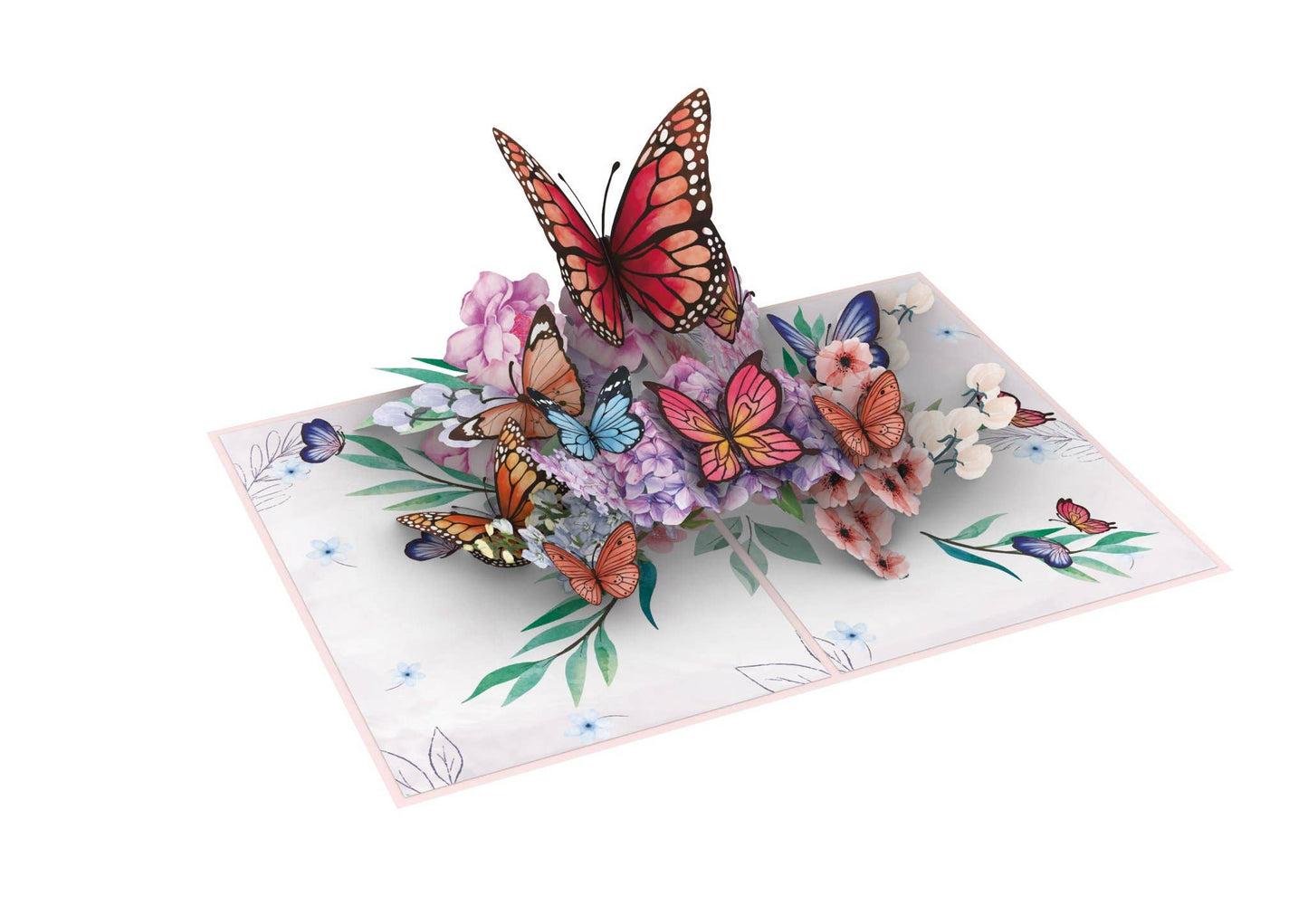 Butterfly Garden Pop - Up Card Pop - Up Card - Heart & Home Flowers