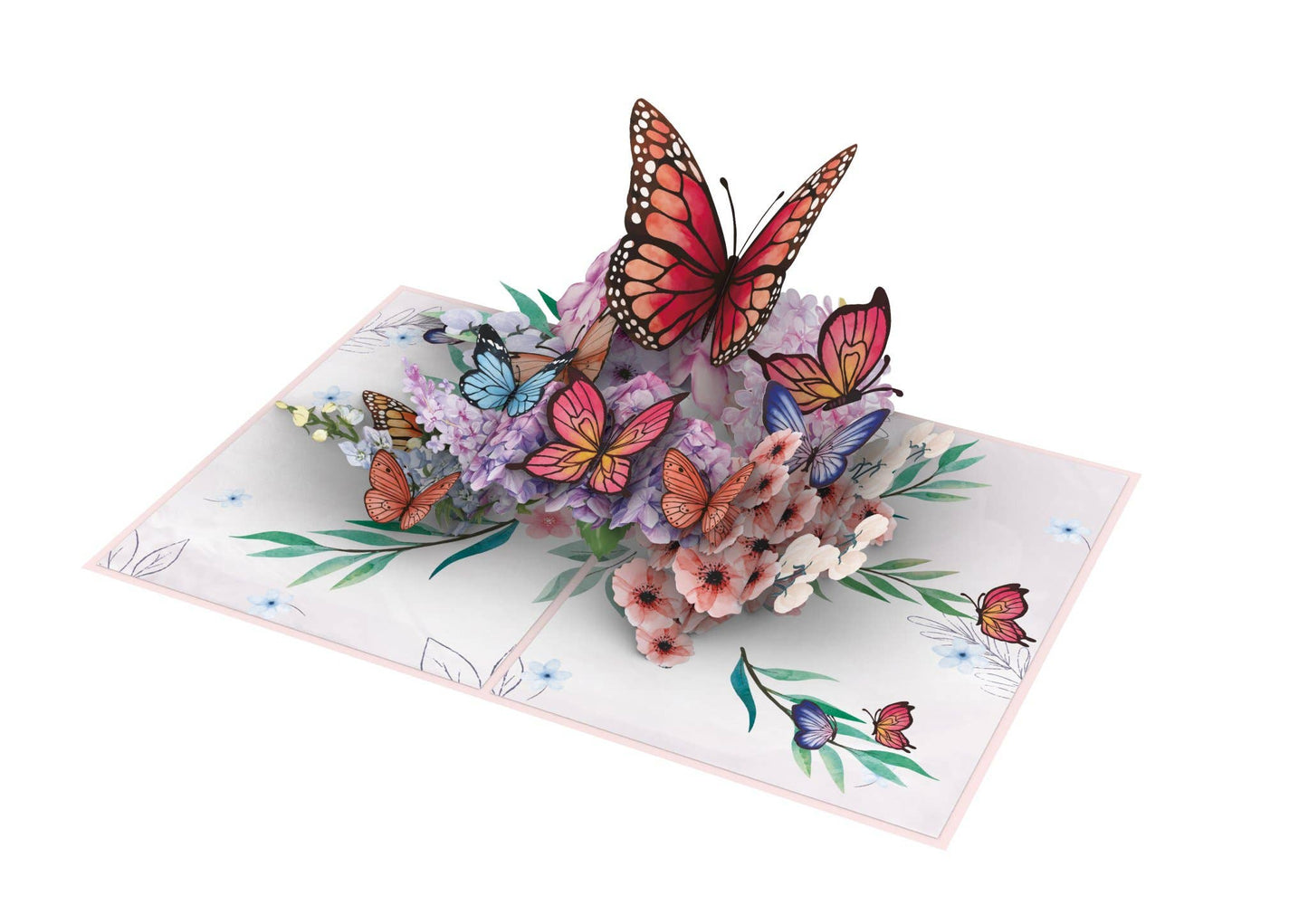 Butterfly Garden Pop - Up Card Pop - Up Card - Heart & Home Flowers
