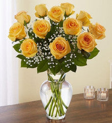 Rose Elegance Premium Long Stem Yellow Roses