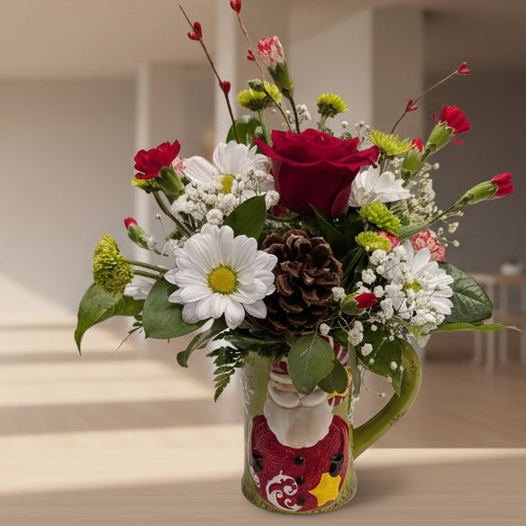 Santa Mug - Heart & Home Flowers