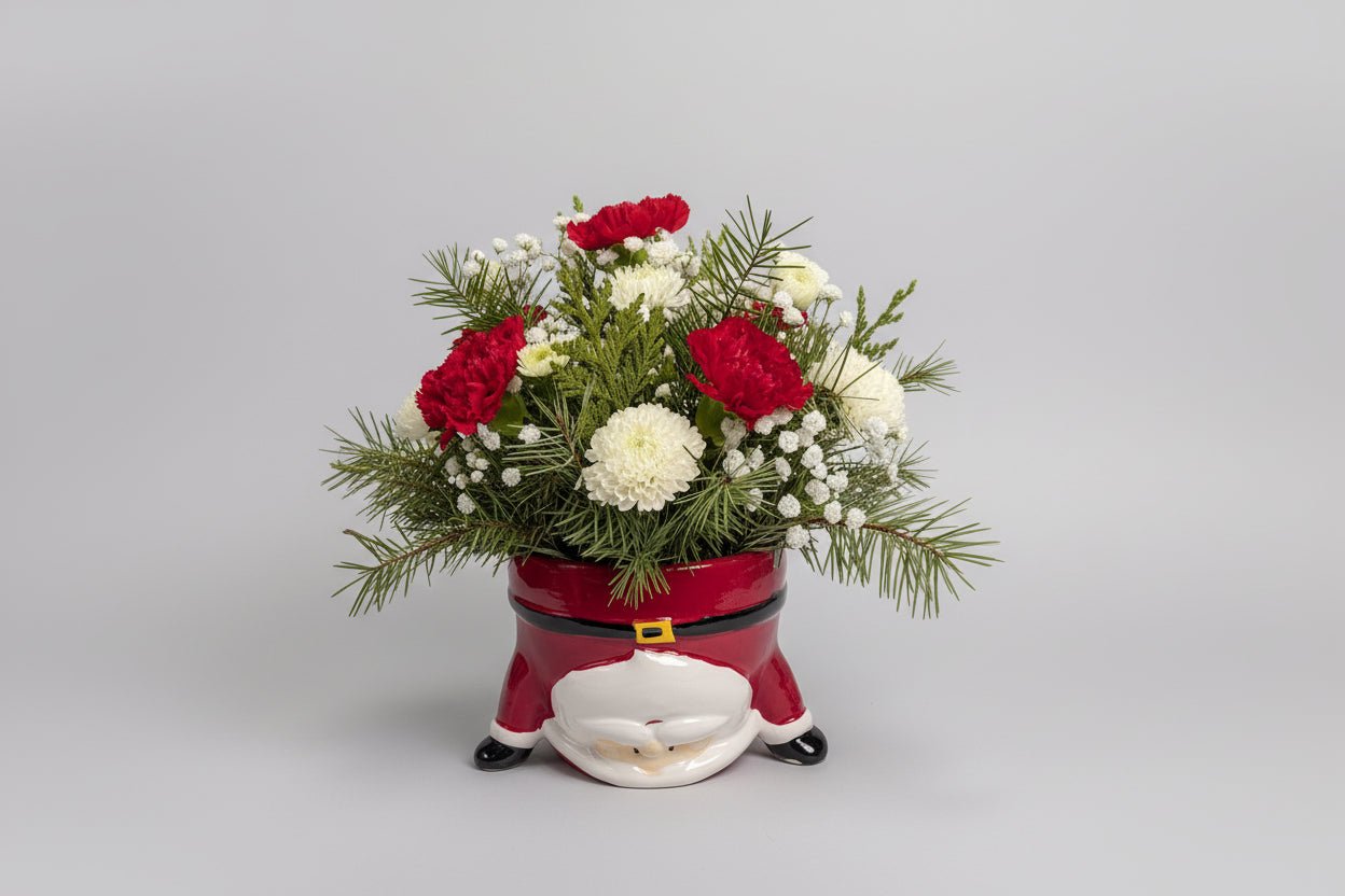 Up Side Down Santa - Heart & Home Flowers