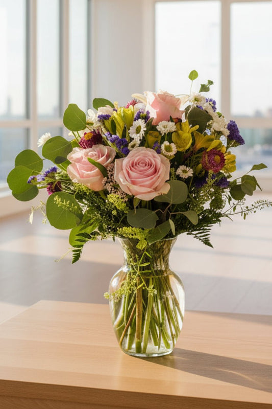 Mom's Spring Bouquet - Heart & Home Flowers