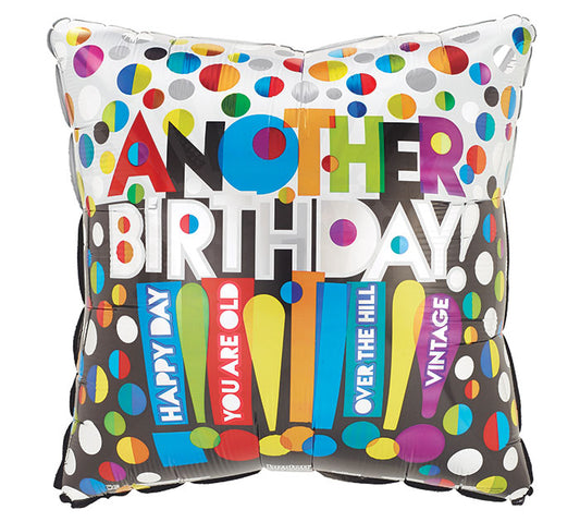 17"PANOTHER BIRTHDAY SQUARE BALLOON