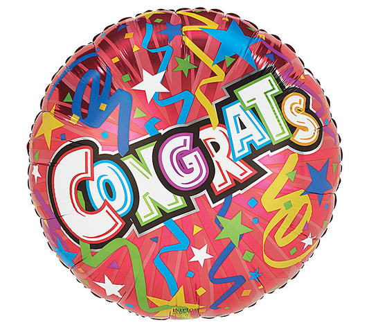 17" CONGRATS BALLOON Balloon