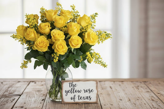 The Yellow rose of Texas - Heart & Home Flowers